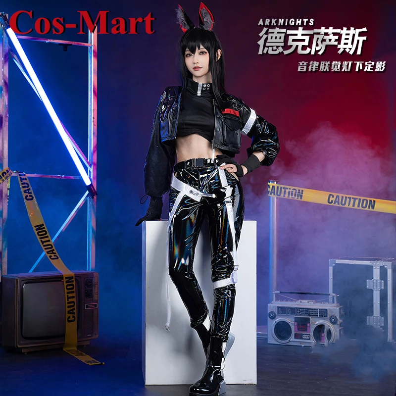 Cos-Mart Game Arknights Texas Cosplay Costume Music Synesthesia Fashion Handsome Uniforms Activity Party Role Play Clothing