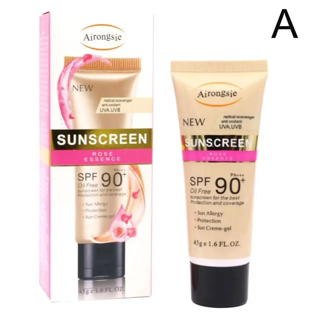 Sunscreen Facial Body Whitening Sun Cream Solar Blocker Refreshing Not Moisturizing Solar SPF90 Protector Skin Care Greasy H1S2