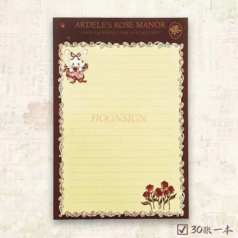 1book High aesthetic students can tear off their study notebooks, notes, horizontal lines, and grids