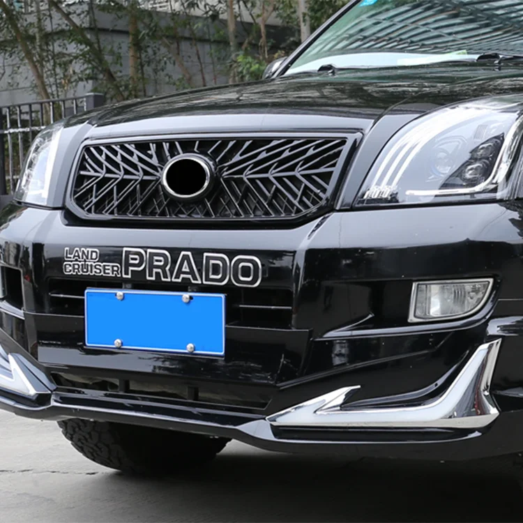 Car accessories TRD design ABS land cruiser prado 120 facelift front grills for   conversion