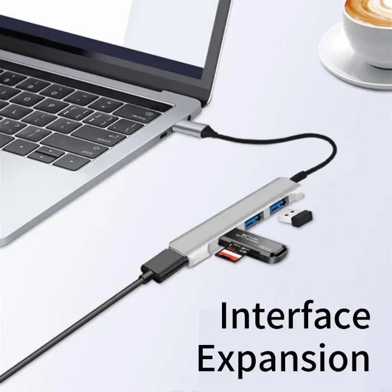 20CB USB C/USB 허브에서 4 포트 3xUSB2.0+1XUSB3.0 5GBPS 데이터 전송을위한 데이터 전송
