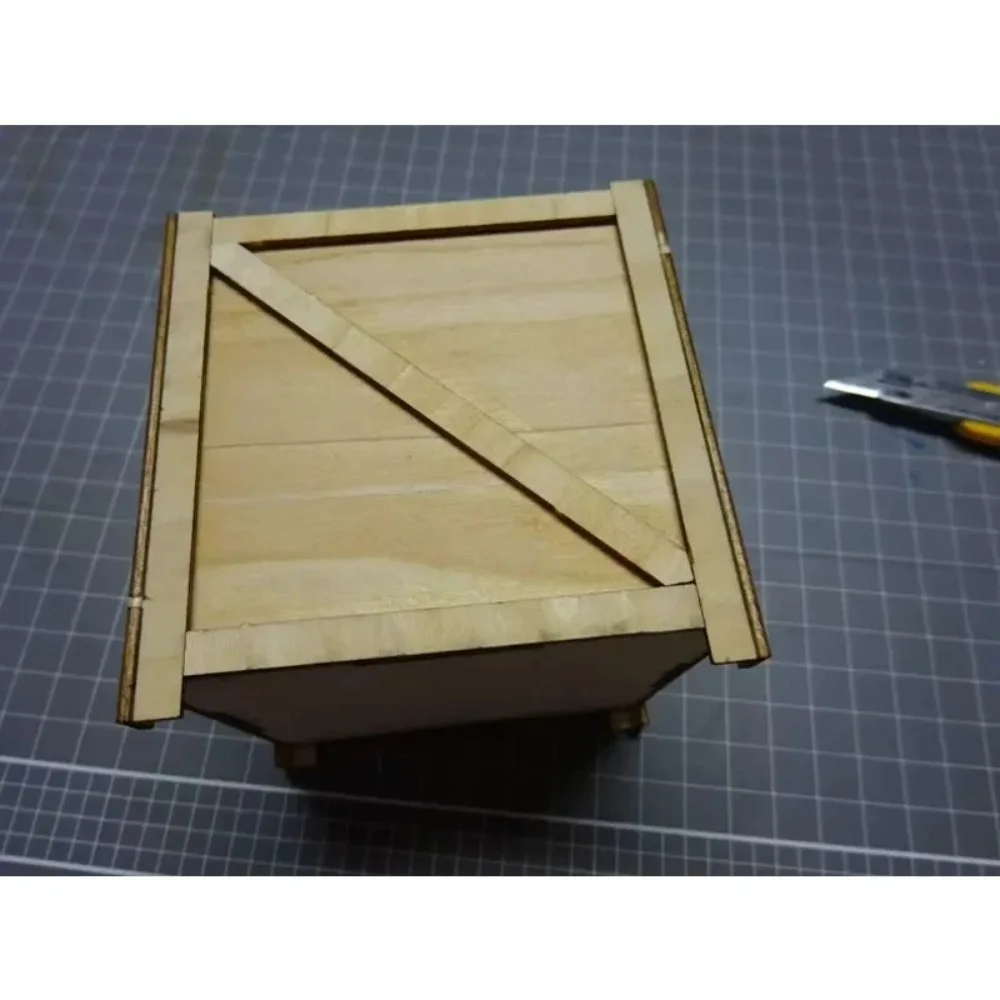 1/14 타미야 RC 트럭 스카니아 벤츠 볼보 장식 운송 나무 상자