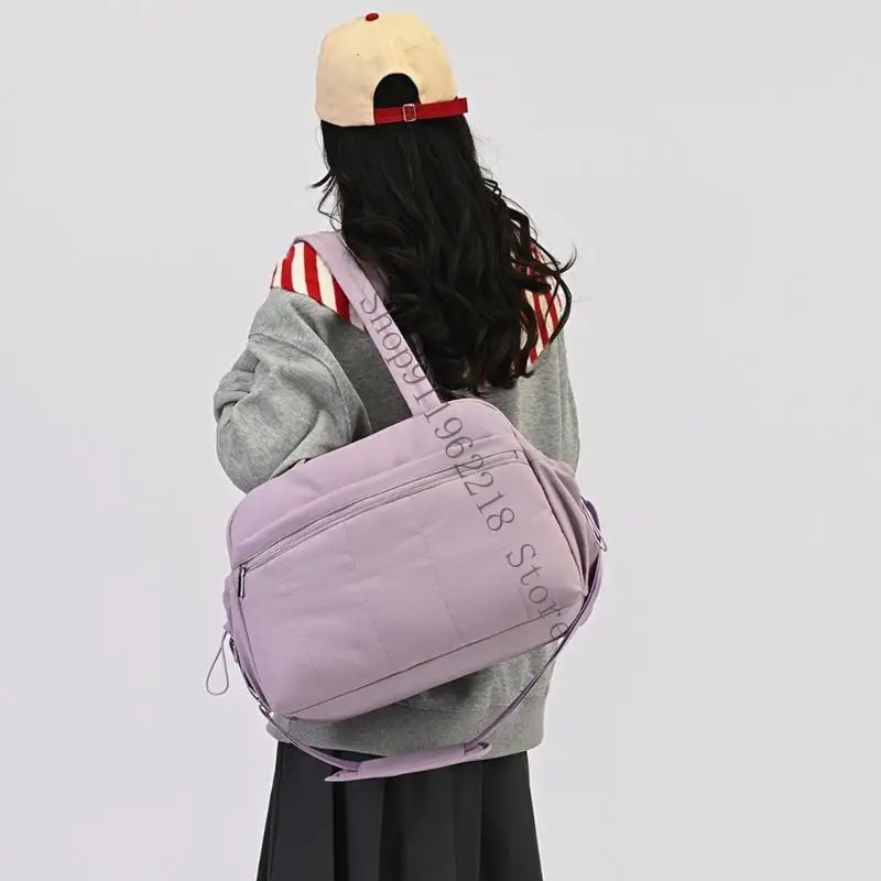 

Women's Multi Pocket Gym Bag With Wet Dry Compartment Practical Fabric Adjustable Strap for Fitness Swimming 066F