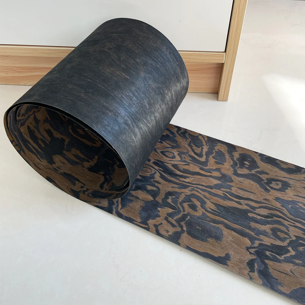 1 Rolle Technologie Furnier Dünnes Holz Massiv DIY Handgemachte Gitarre Renovierung Möbel Haut Panel Auto Innen Dekorative Blätter – Detail 4