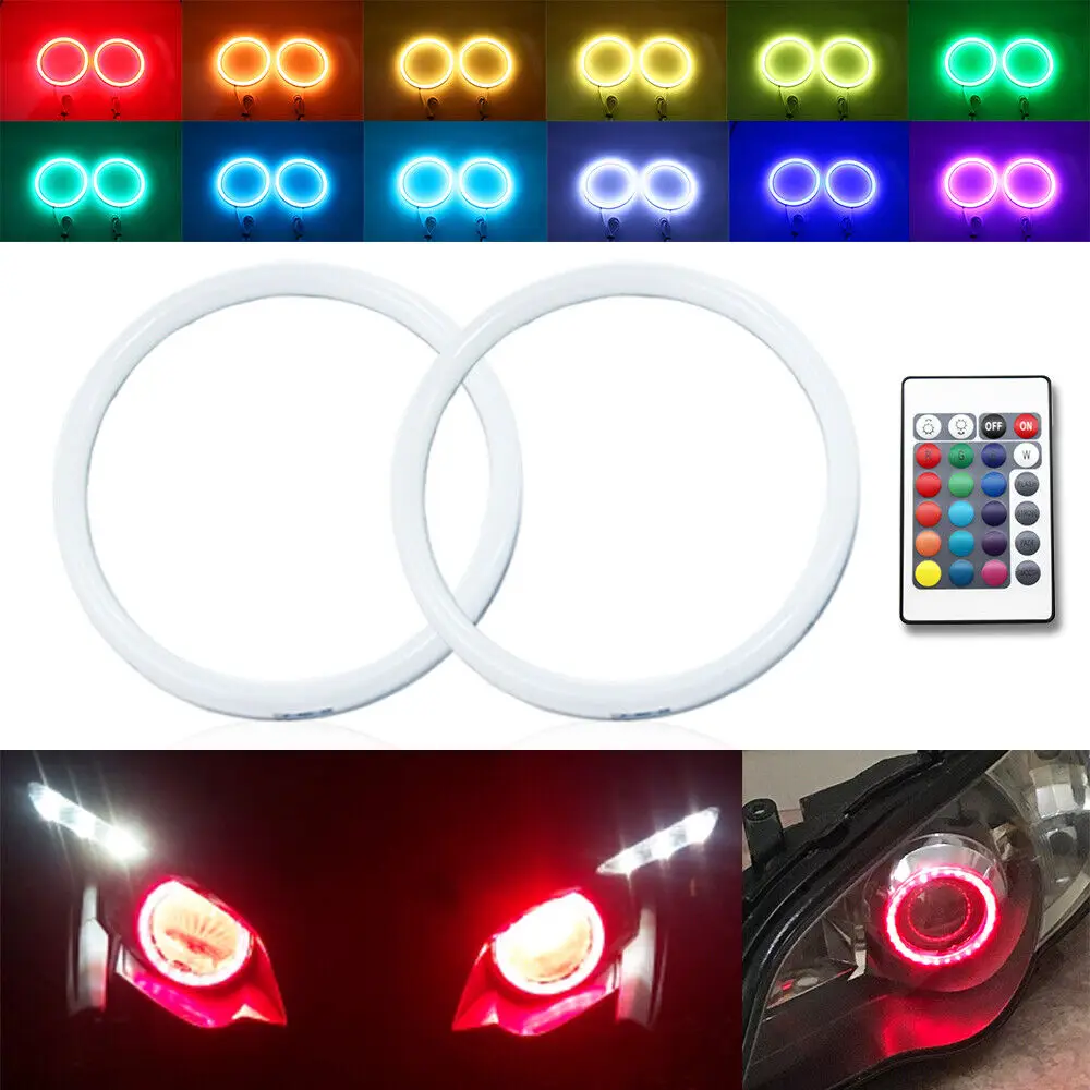 IR cotton RGB LED halo ring angel eye for Honda Ruckus 2003-2020 Headlight DRL