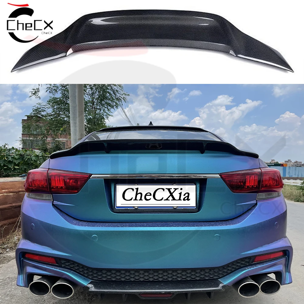 

Suitable for Honda 2015-2017 Spirior High Quality Carbon Fiber Material Rear Spoiler Car Rear Spoiler Tail Wing