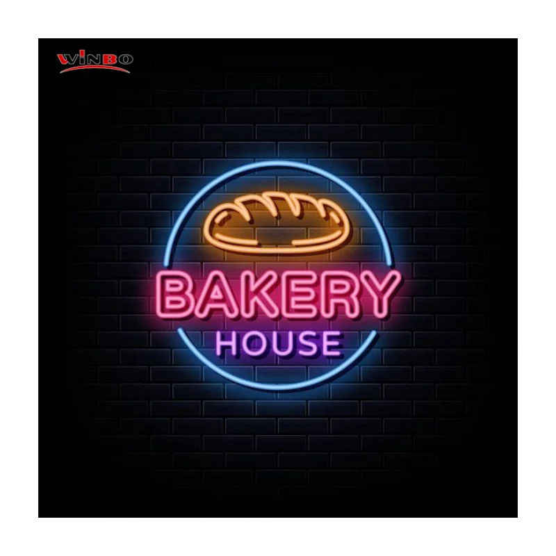 (Customized) led logo light neon sign custom made no MOQ dropshipping neon sign cookie neon sign