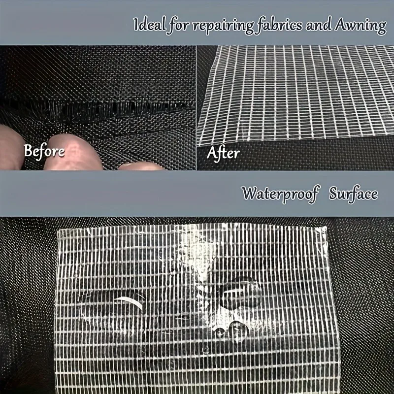 3,1 Zoll x 787,4 Zoll RV-Markisen-Reparaturband, perfekt für wasserdichtes Reparaturband für Segeltuch, Reparaturband für Planen und Zelte, Reparaturband für Bootsabdeckungen