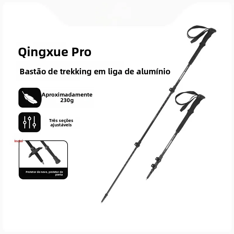 ultra-lightweight-portable-aluminum-alloy-hiking-cane-nh-noke-qingshui-pro-outdoor-multi-function-anti-slip-mountain-climbing