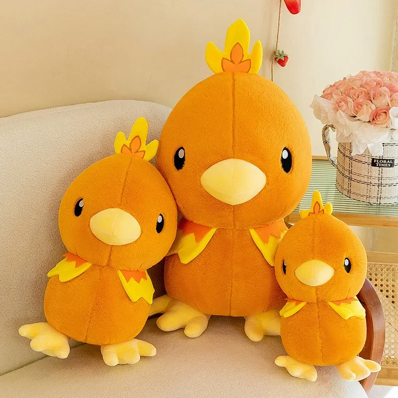 30-100cm Pokemon Torchic duża pluszowa zabawka Anime lalka kreskówka Pokémon Torchic wypchana pluszowa poduszka prezent urodzinowy dla dzieci