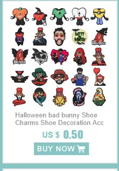 Cute Shoe Charms PVC Shoe Decorations Accessories for Clogs Sandals Wristband DIY