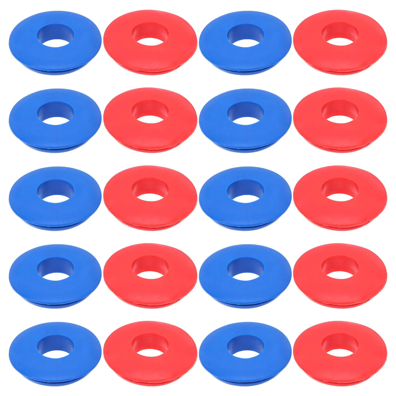20Pcs Elastic Rubber Grommets for Semi Trucks Air Brake Seals Trailer Gladhand Valve Gasket Seal Commercial Truck Accessories