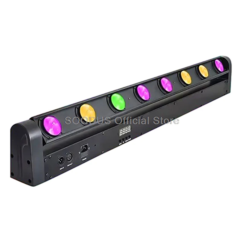 

Свет 80 Вт RGBW Beam LED 8 глаз DMX512 Управление звуковой активацией для освещения DJ KTV Свадебная вечеринка Пороприятия Дискотека Dj KTV Шоу-сцена