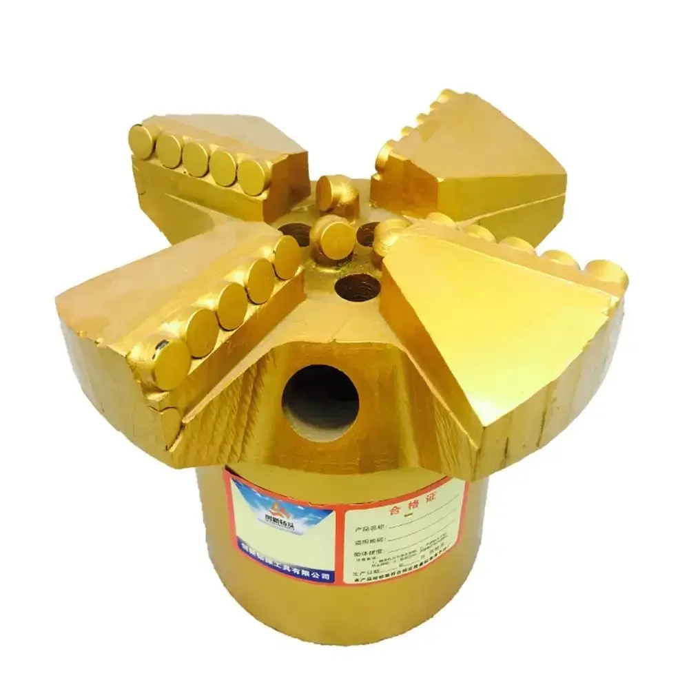 Coreless PDC drill bit 200mm, polycrystalline composite material drill bit