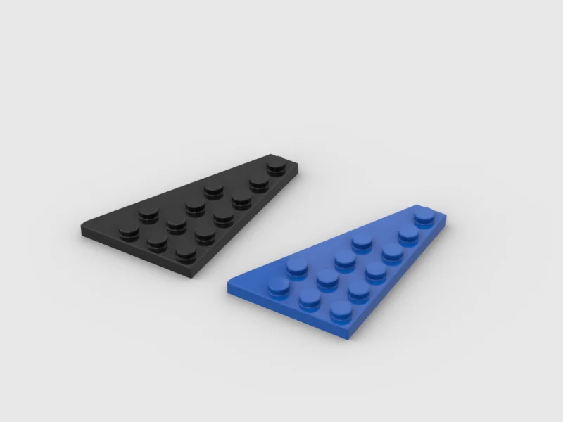*LEFT PLATE 4X6* D181A  20pcs DIY enlighten block brick part No. 48208 Compatible With Other Assembles Particles