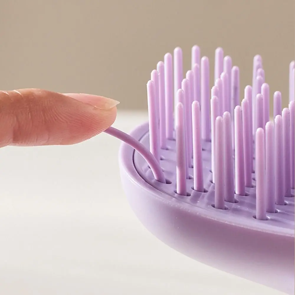 Self Cleaning Silicone Shampoo Brush Dandruff Removal Comfortable Scalp Cleaning Scrubber Deep Cleaning Soft Head Scalp Massager