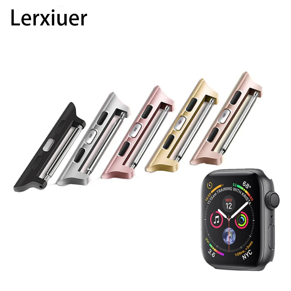 Adapter Connector For Apple Watch band 45mm 41mm 44mm 40mm 42mm 38mm accessories link bracelet iwatch series 9 8 SE 6 5 4 3 7