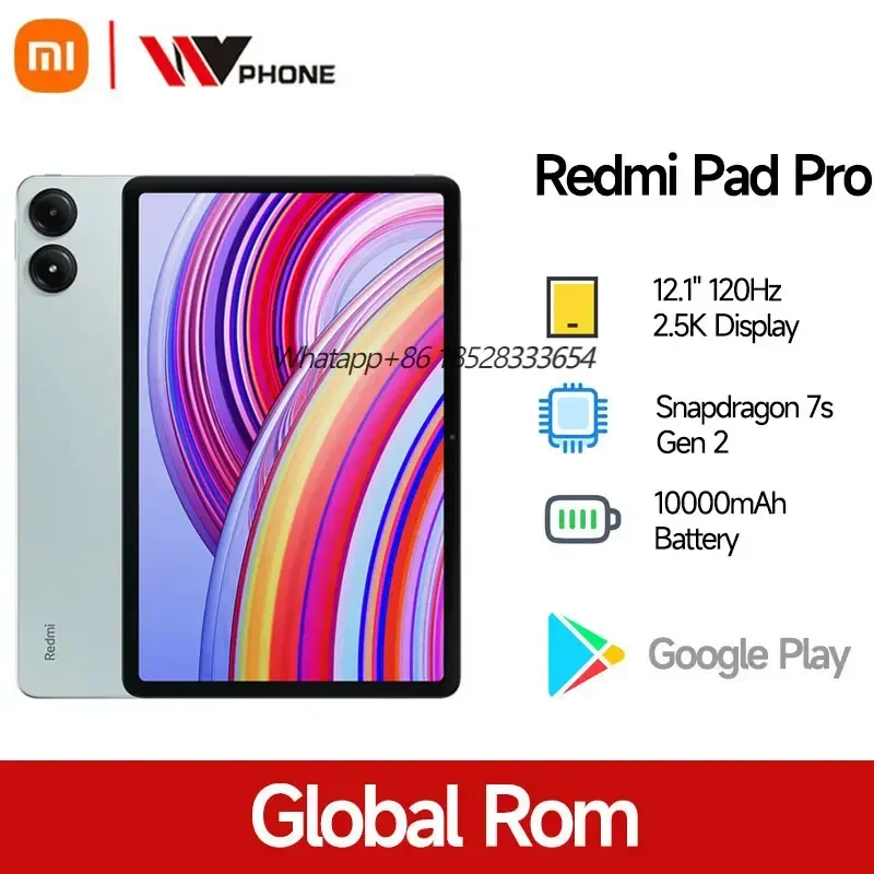 Global Rom Xiaomi Redmi Pad Pro 12,1