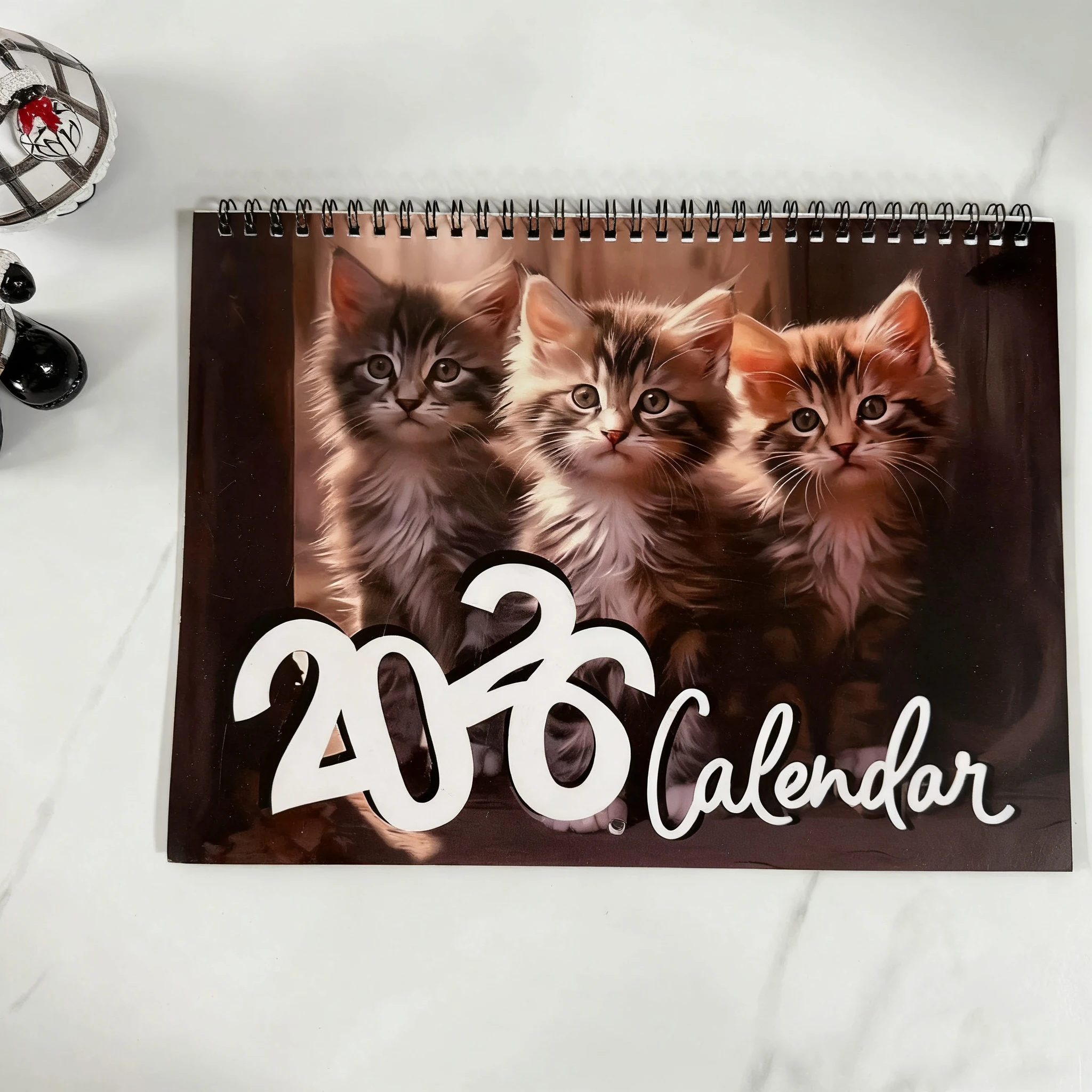 

Charming 2026 Kitten Wall Calendar Irresistible 3 Kittens Ideal for Cat Enthusiasts Great for Home Office Decor and Gifting