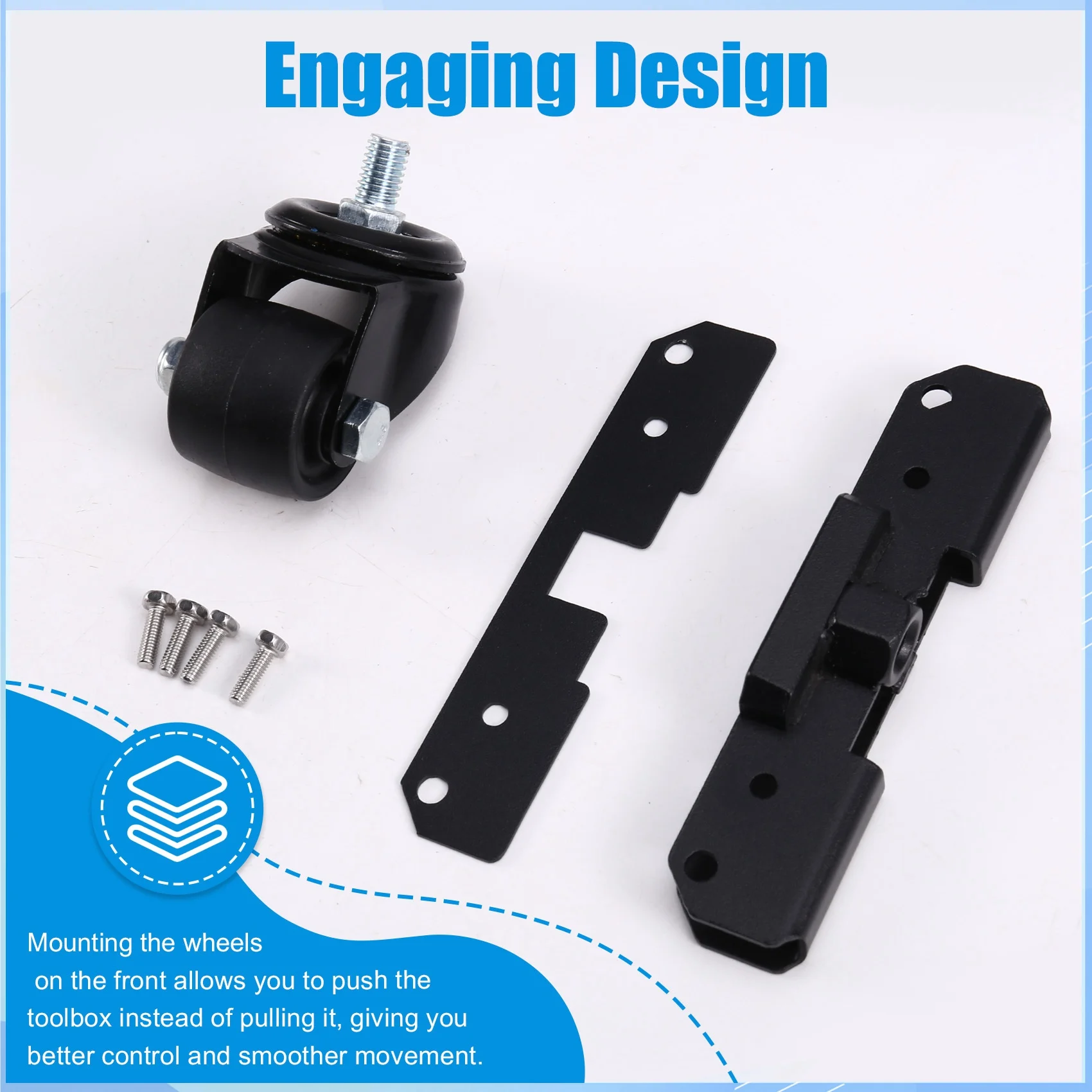 【هدية】للحزمة صندوق أدوات المتداول قطع غيار العجلات الأمامية ملحقات عجلة العجلات #5