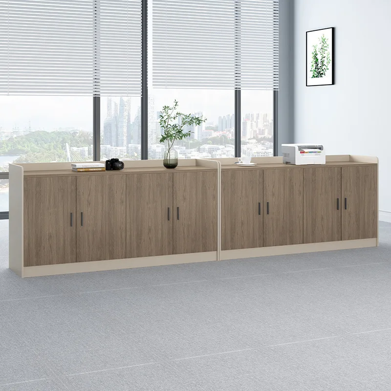 Low Cabinet Storage File Wooden Office Drawer Cabinet Hotel Meeting Room Tea Office Side Cabinet Locker