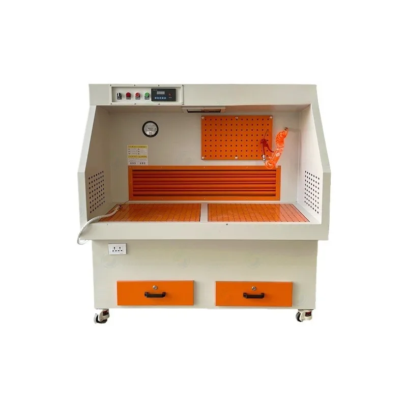 Hardware deburring dust collection equipment Furniture carbon brazing environmental protection dust removal workbench
