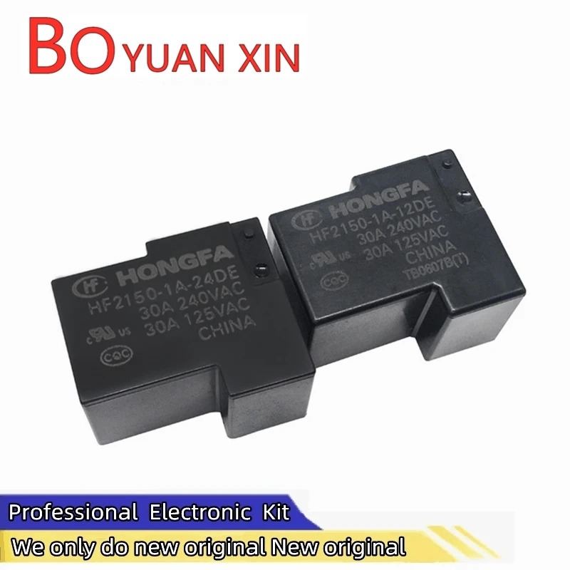 New original Time relay HF2150-1A-5DE HF2150-1A-12DE HF2150-1A-24DE 30A 4 legs T90 Home appliance relays