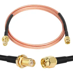 SMA Cable 6FT SMA Male to SMA Female Bulkhead RG316 SMA Extension Cable for 4G LTE Router Cellular SDR USB Dongle Receiver