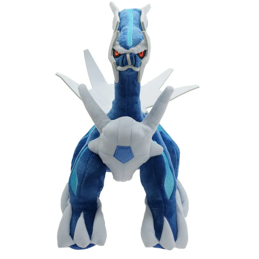 30cm-青と白のクールなダイアルガ、ダイヤモンドの伝説ポケモン、アニメぬいぐるみコレクタブルお土産