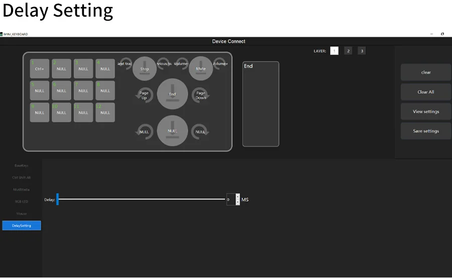 3 Modi, 12 Tasten, mechanische Tastatur, 4 Knöpfe, individuelle Programmierung, Makro-Gaming-Tastatur, RGB, Bluetooth, 2,4 G, USB, kabelgebundene Tastatur für PS – Detail 14