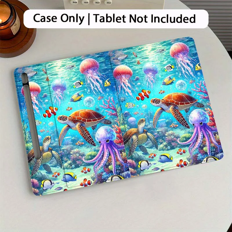

Ocean Turtle Anime For Samsung Galaxy Tab S7 S8 S9 S10 FE Plus 12.4 13.1 Inch Tablet Case