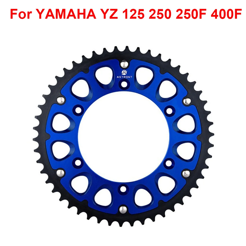 Motorcycle Rear Sprocket For YAMAHA YZ 125 250 250F 400F 426F 450F WR 250 250F 450F WR250 WR250F WR400F WR426F WR450F 2003-2019