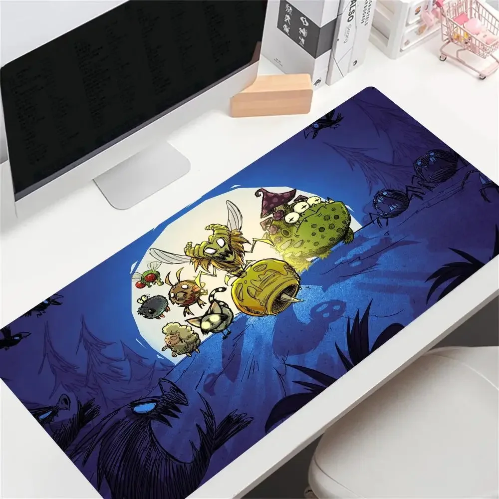 900x400mm Office Soft Carpet XXL Laptop Natural Rubber Mice Pad Dont Starve Non-slip Mouse Pad Gaming Home HD Anime keyboard Pad