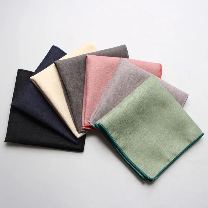 Men's Velvet Pocket Square, Korean Style Suit Chest Handkerchief for Banquet, Wedding Photoshoot & Formal Tuxedo Decor