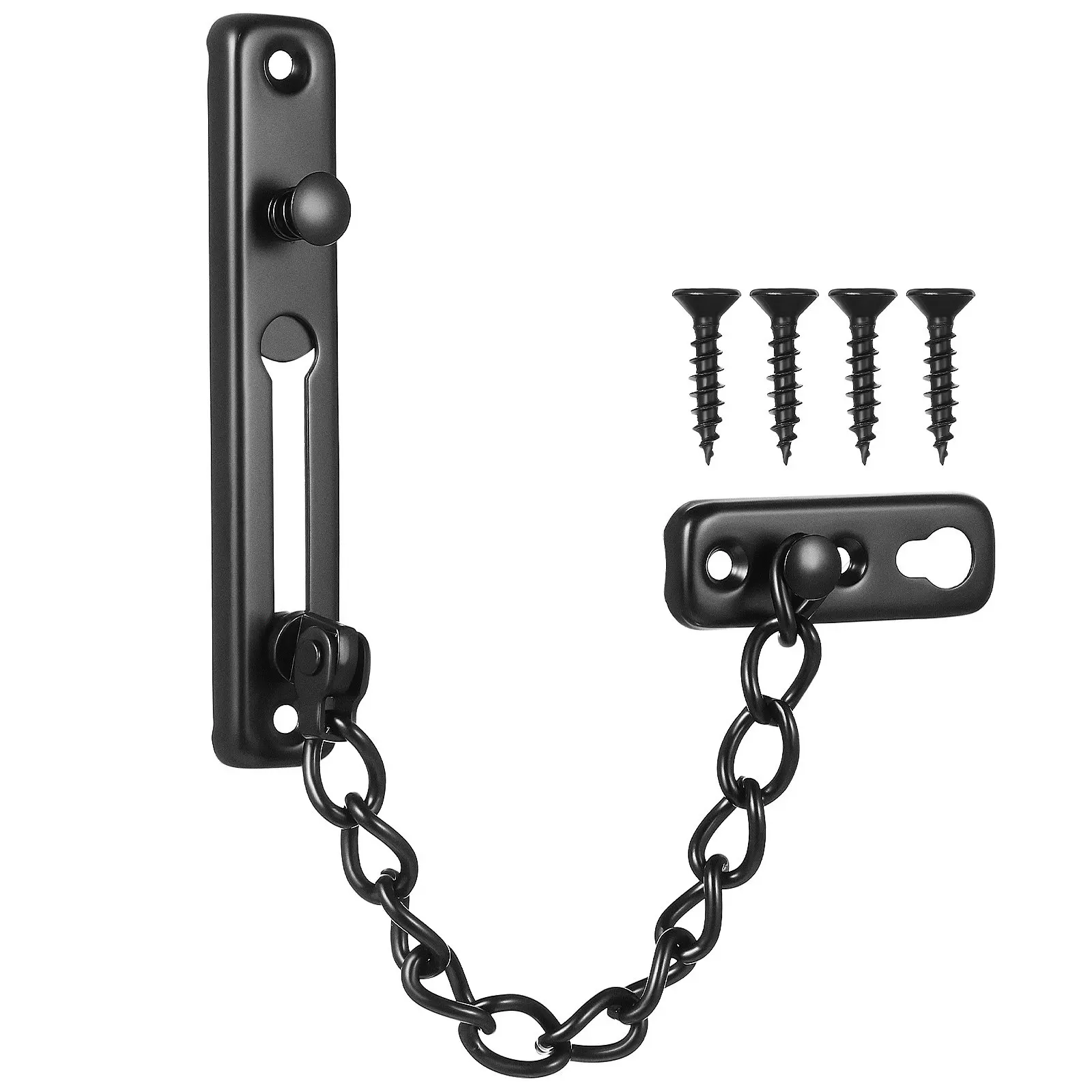 Stainless Steel Chain Lock Heavy Duty For Front Door Internal Door Latch Anti-Theft Chains Home Hotel Balcony Window