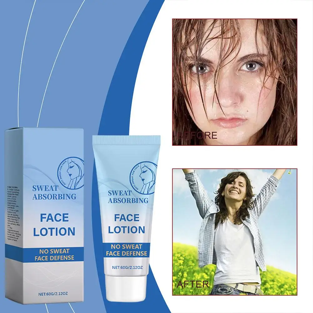 Lotion d'absorption anti-transpirante pour le visage, déodorant naturel puissant pour l'hyperhidrose, anti-transpirant pour le visage