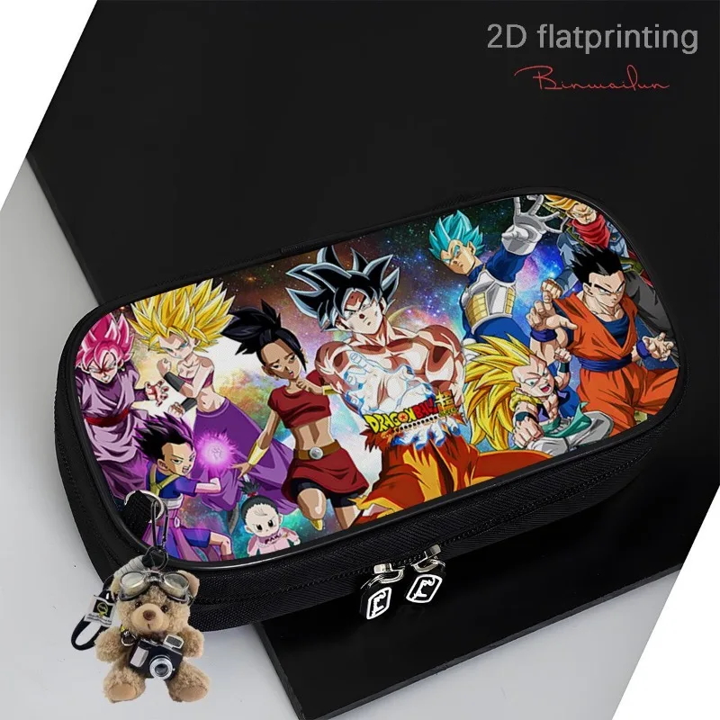 Dragon Ball Son Goku Cartoon Cute Student Pen Case Personality 2D Stationery Pencil Storage Box Animation Peripheral Wholesale view 4