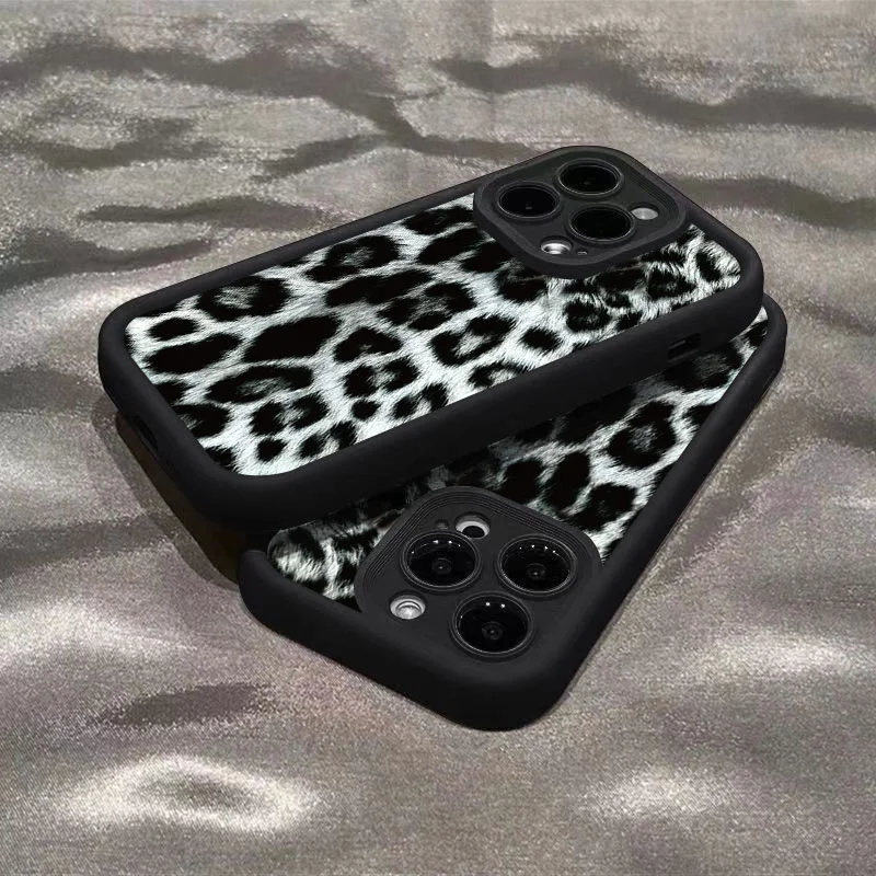 Capa de Telefone Leopardo para Xiaomi Poco X7 Pro e Outros - Imagem 4
