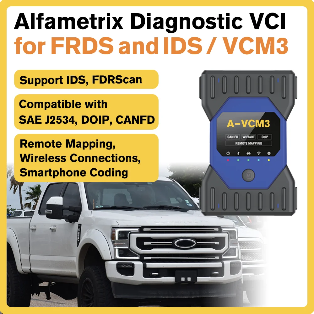 

Alfametrix Diagnostic VCI для FRDS и IDS / VCM3 Auto Ford диагностический сканер ECU инструмент для программирования Поддержка OEM программного обеспечения