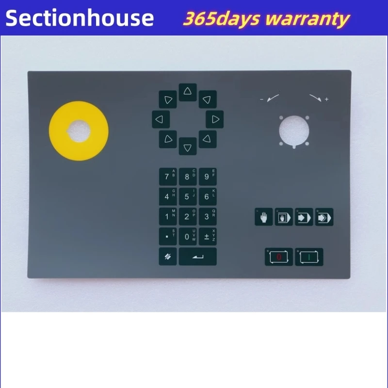 New Membrane  Keypad For DA65W DA65We Bending Machine CNC System Industrial Membrane DA65We CNC System Protective film