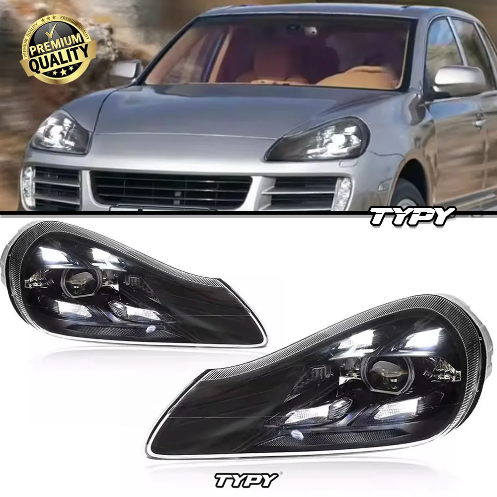 

TYPY Long-life for Porsche Cayenne 957 Coupe Upgrade Headlights 12V Dynamic Cornering Light 2007 2008 2009 2010