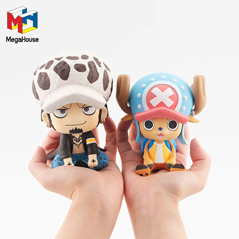 In Stock Original Mega House Look up One Piece Tony Tony Chopper Trafalgar Law Figure Anime Model Genuine Boxed Toy