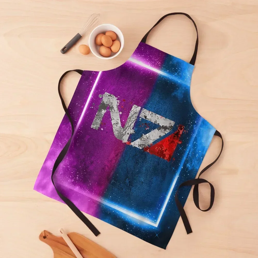 

Mass Effect N7 - N7 Apron Kitchen Items For Home Chef jacket men Camping Kitchen Women Apron