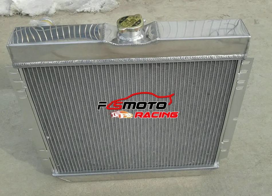 Aluminum Radiator For Ford Mercury Comet Cougar Maverick Mustang V8 1967 1968 1969 1970 67 68 69 70 AT