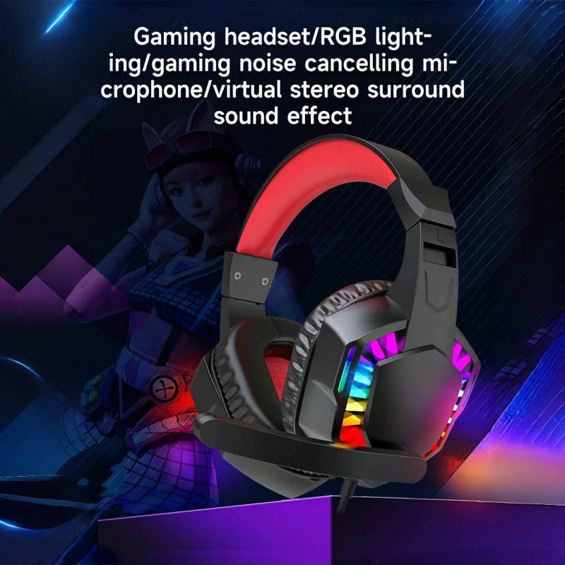 NEW Wired headphones, gaming headphones, computer headphones, music, video, movies, online courses, and conference headsets