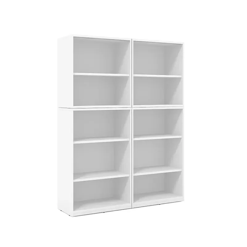 for  Luxury Wooden Bookcase Self-Service Bookshelf  Library Office Home Storage Furniture Display Rack