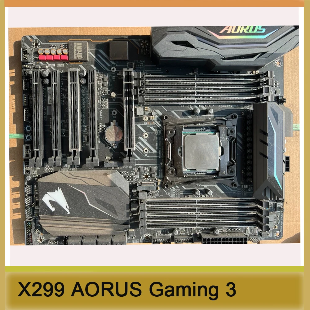 X299 AORUS Gaming 3 LGA2066 DDR4 256 ГБ ATX с поддержкой процессоров Core X-Series для материнской платы Giga-byte