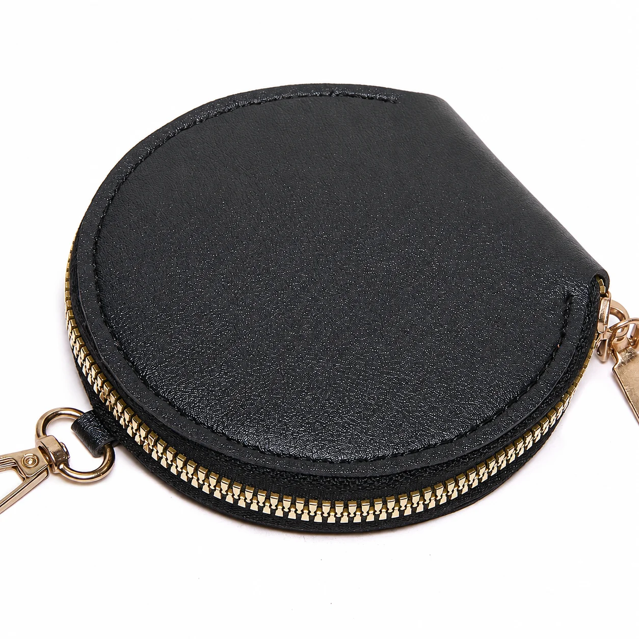 Card Pouch Round Earphones Pouch Women'S Coin Purse Compact Ruond Zipper Purse For Coin Storage Bag Accessory Bluetooth