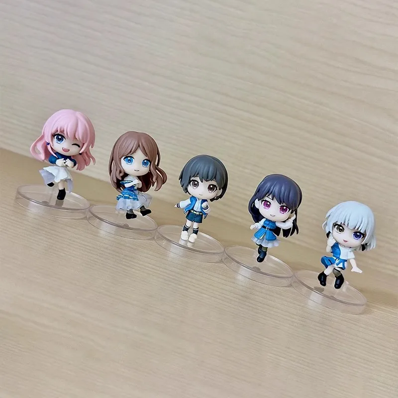 5Pcs Gashapon BanG Dream! Ini MyGO!!!! Koleksi Figur Mainan RICH Untuk Hadiah Anak-Anak Model Ornamen