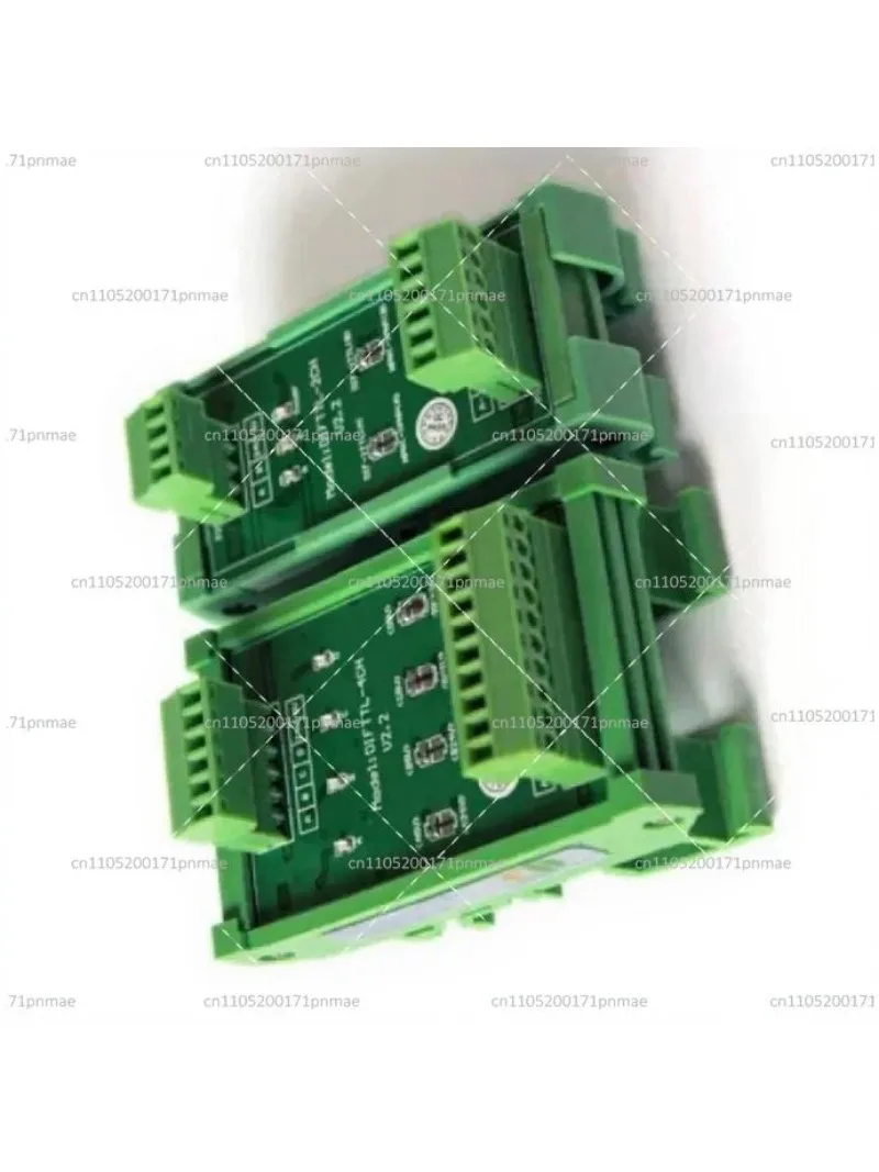 2 or 4 Channel Signal Converter, Differential to Single-Ended TTL HTL NPN PNP 5V 24V 2MHz for Servo Encoder PLC